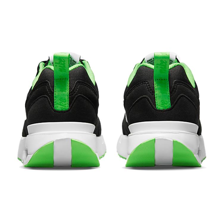 New Nike Air Max Dawn Low Top Kids' Running Shoes Black Green Teenagers DH3157-001