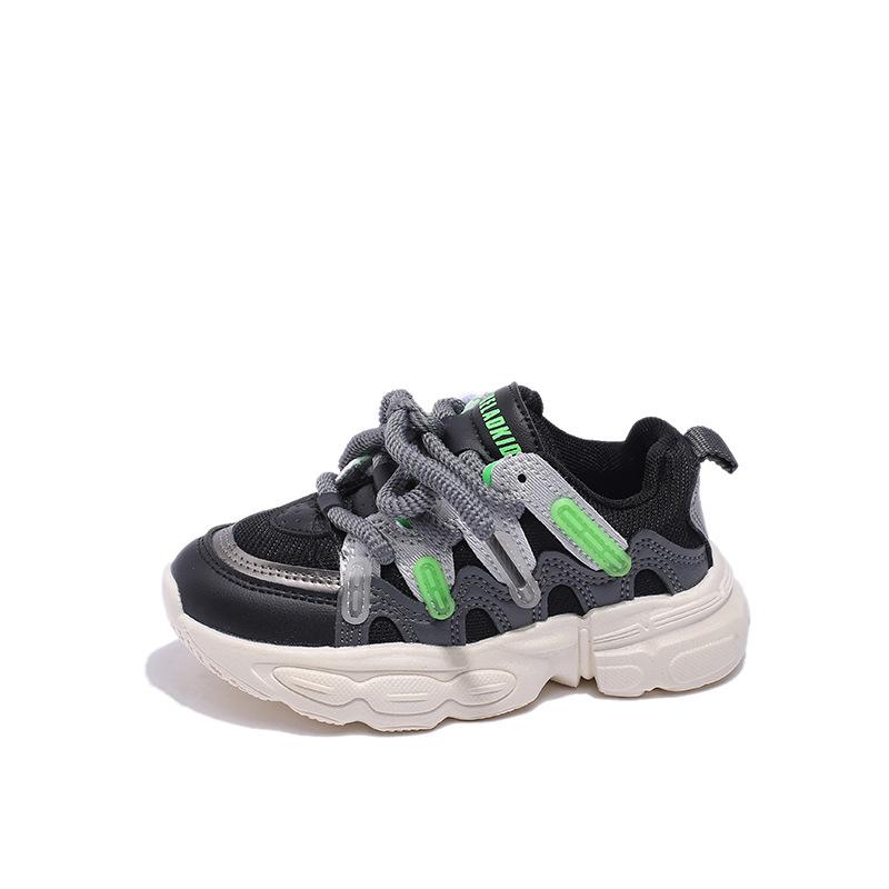 

Children s sports shoes, new autumn models, breathable dad shoes for boys, popular running shoes for girls and older children 21the Length Within the C чёрный