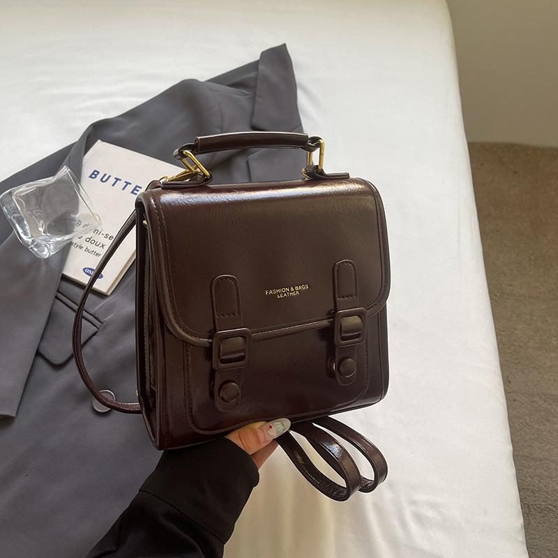 Wholesale Hot Sale Leisure Niche Premium Sense Portable Small Square Bag Women's Versatile Commuter Foreign Style College Style Backpack