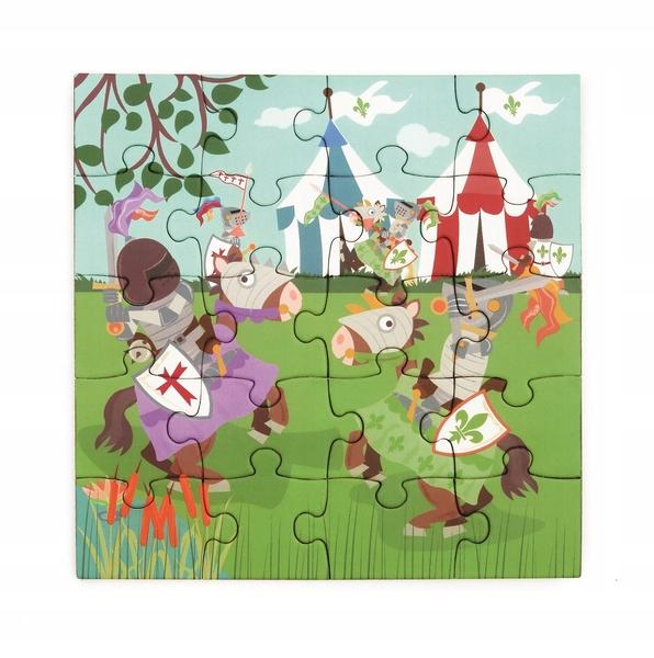 Knights 2 Red Travel Book with Magnetic Puzzle