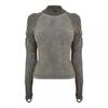 Diesel Unisex Adult Distressed Raglan T-Shirt