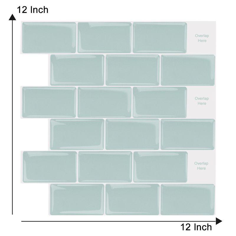 Vibrant 3d Self Adhesive Sticker Kitchen Tile Backsplash For Bathroom Wall Art