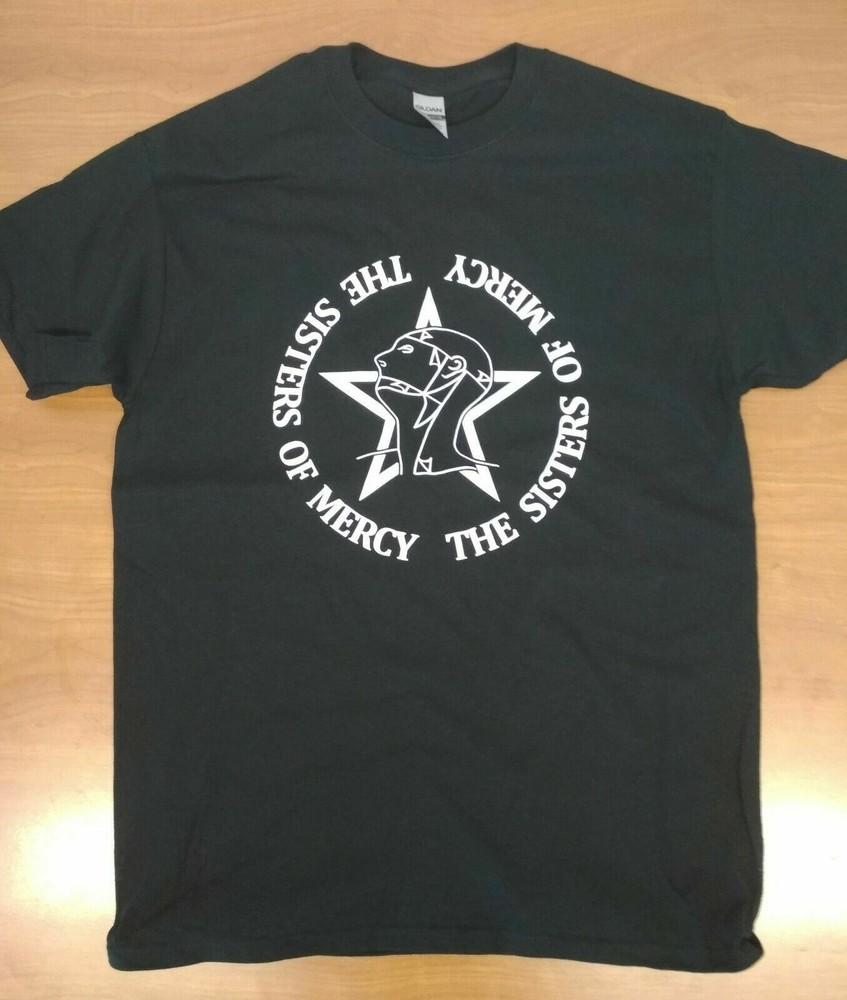 Sisters of Mercy - Black T-shirt - English Rock Band Unisex T-Shirt S