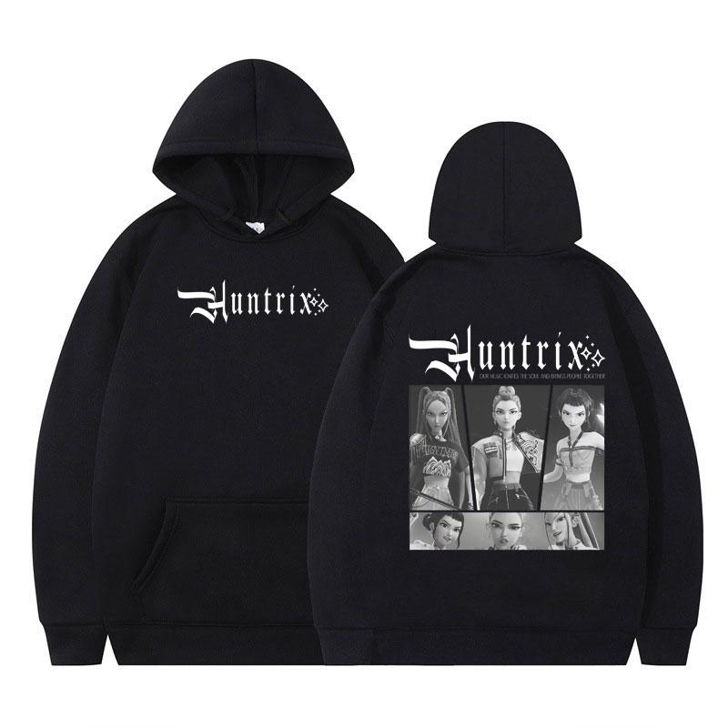 

K-pop Demon Hunters Huntrix Rumi Mira Zoey Vintage Hoodies Men Women Fashion Sweatshirt Long-sleeved Casual Aesthetic Pullover 3XL