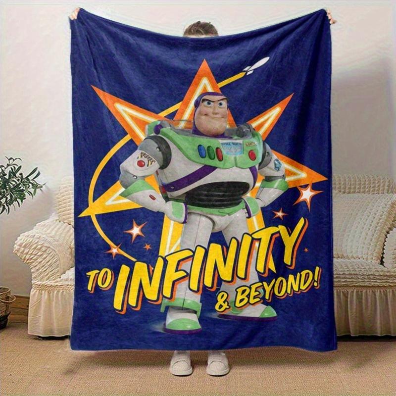 1 pezzo, Toy Story Buzz Lightyear Decorazione per la casa Coperta Plaid Perfetta per Divano, Letto, Viaggio