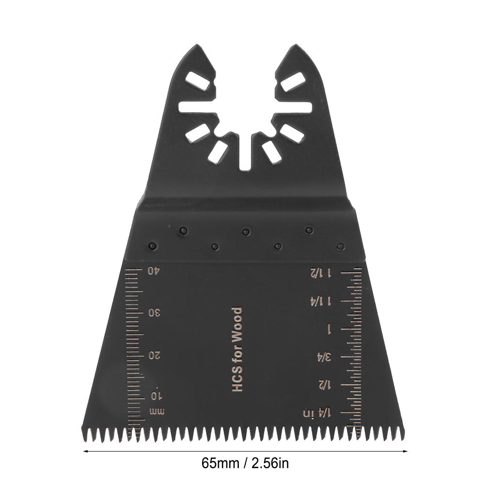 10 Stück 65mm Stahl Universal Mehrzweck Oszillierendes Sägeblatt zum Schneiden von Kunststoff Holz