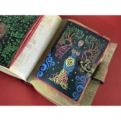 Blanko Zauberbuch der Schatten Vintage Leder Tagebuch Grimoire Geschenke für Sie und Ihn