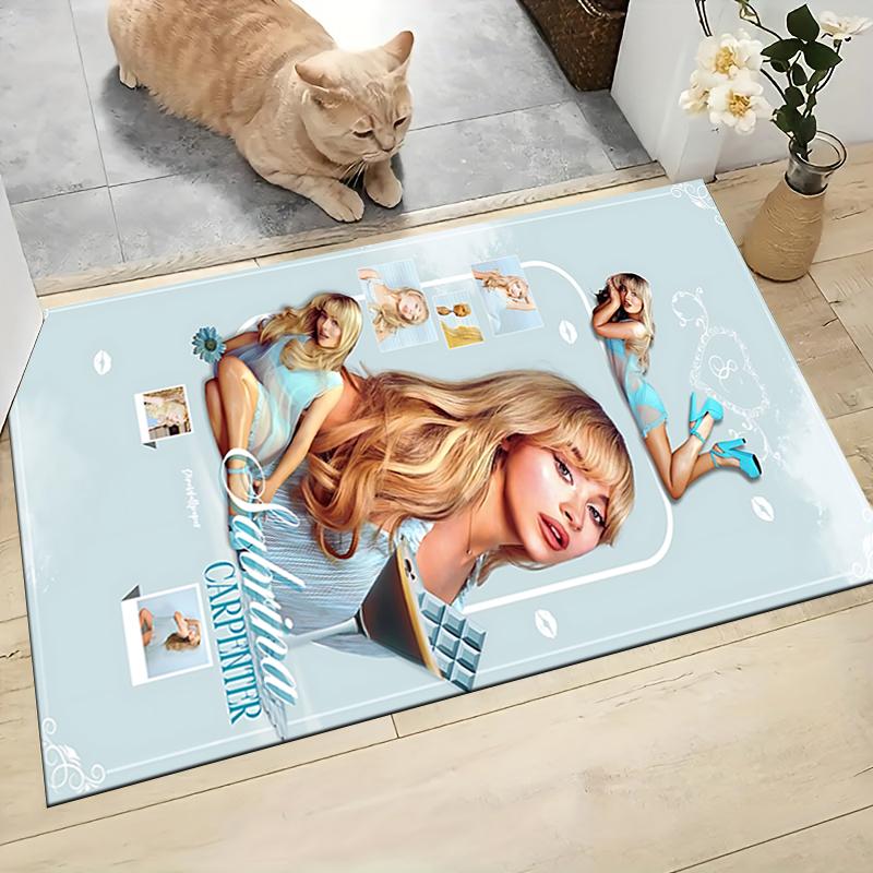 Summer Dream Collage Carpet Rug Soft Washable Antislip Home Living Room Sofa Mats Personalized Christmas Rug