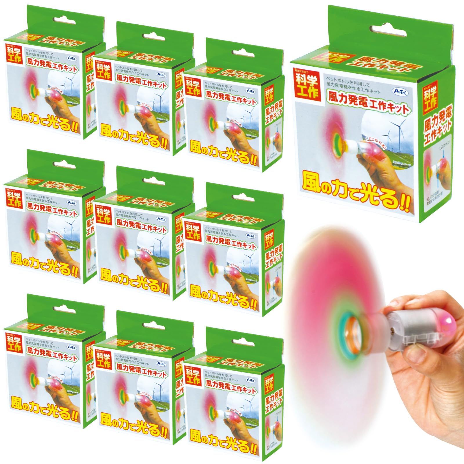 Artec Craft Workshop Набор для изготовления ветрогенератора, 10 шт., 58531 Комплект, -