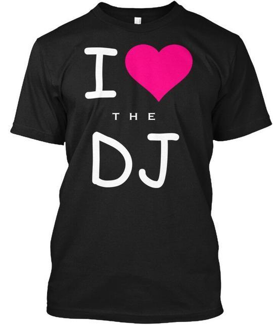 I Love The Dj T-Shirt Made in the USA Size S to 5XL 2XL
