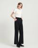 FORMATIVE Satin Back Stretch Wide Pants (Fmpt1024F)_Black