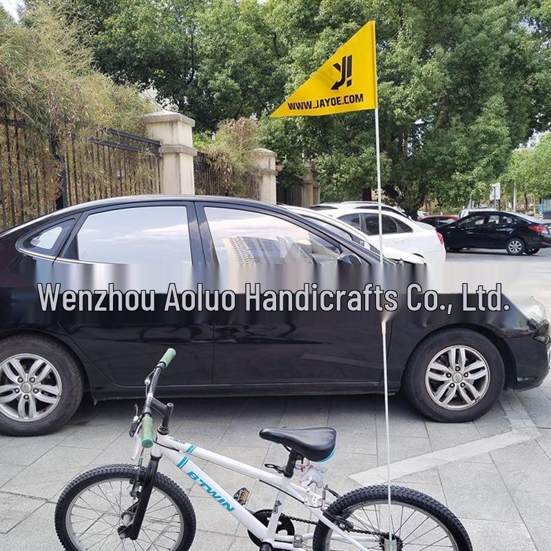 Multi-color Irregular Shape Children's Bicycle Warning Flag & Handlebar Racing Flag