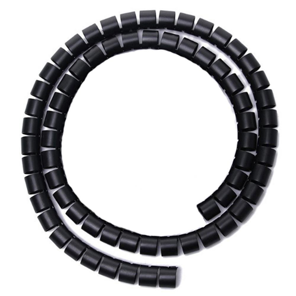 1m Cable Management PE Sleeve Computer Wire Flexible Power Cord Organizer 16mm Diameter A