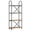 Artisan Oak Bookshelf 60 x 30 x 146 cm Particleboard
