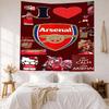 Arsenal Wall Decor Tapestry Art For Pet Memorial Birthdaywedding Party Backdrop Family Gift