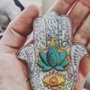 Non-toxic Handmade Cake Soap Silicone Mould for DIY Craft Making Interior Decoration Hand Silicone Mold Hand of Fatima