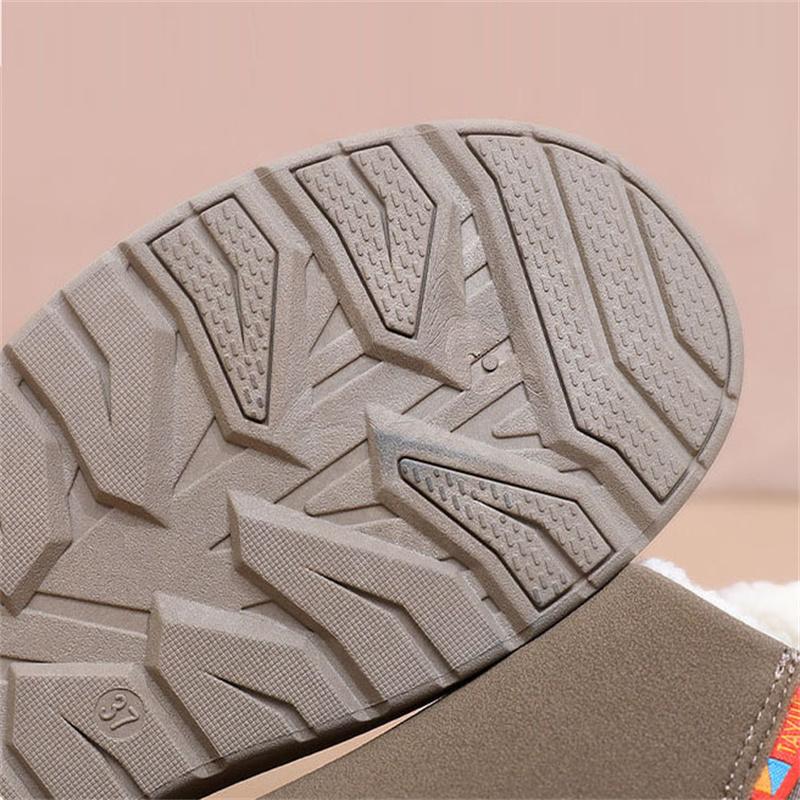 2025 Mode Neu Winter Warmes Schuhwerk für Damen Weiche Sohle Ermüdungslinderung Fleecefutter Verdickte Schneestiefel Winter Freizeit Laufschuhe