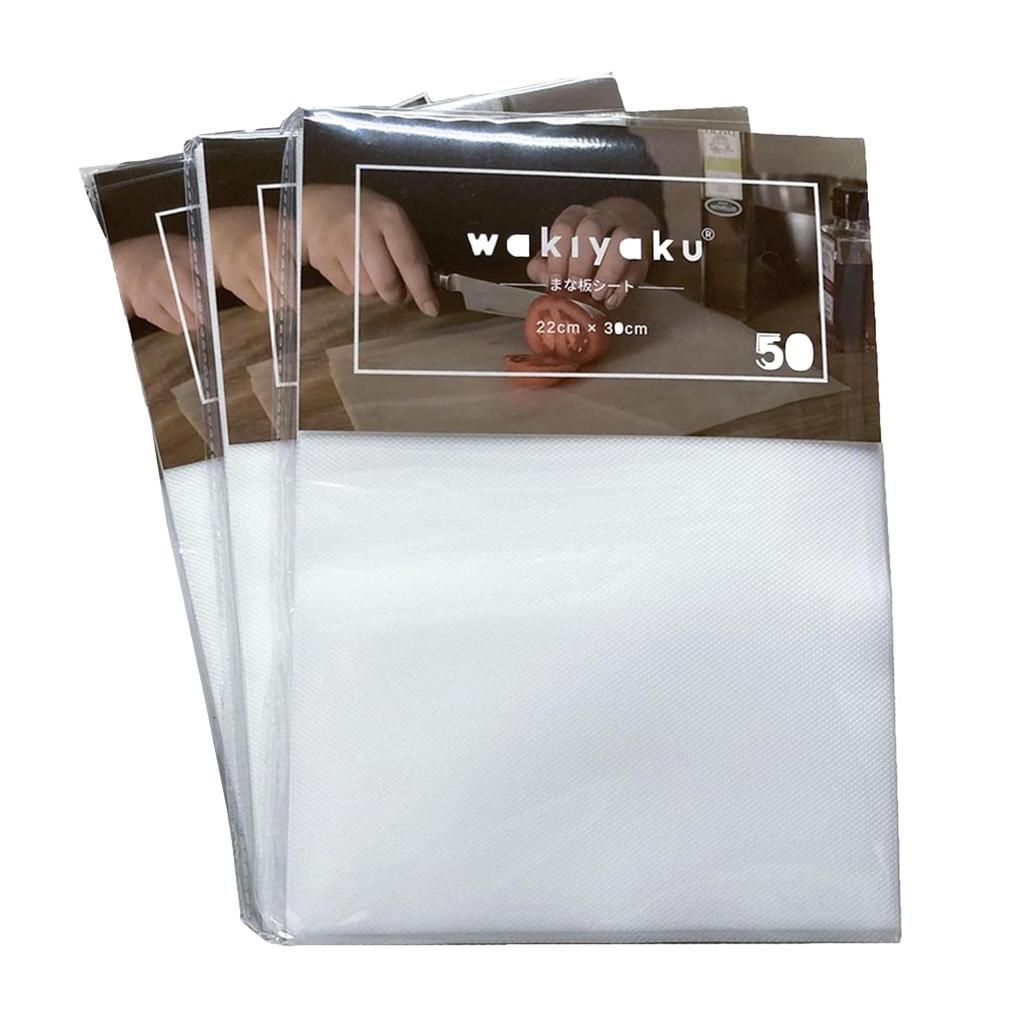 Cutting board stain prevention cutting board sheet disposable 50 pieces 30cm x 22cm food poisoning prevention [wakiyaku] (3)