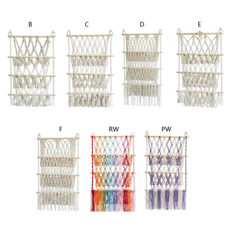 3 Layer Toy Storage Net Rack Practical Woven Hanging Shelf Convenient Plush Toys Organizer for Animal Toy Enthusiasts