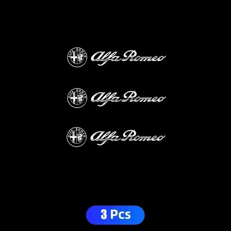 For Alfa Romeo 2026 Hot Sticker Metal Emblem Auto Decor Wiper Decals Reflective Car Window Stickers for Alfa Romeo Giulietta Giu