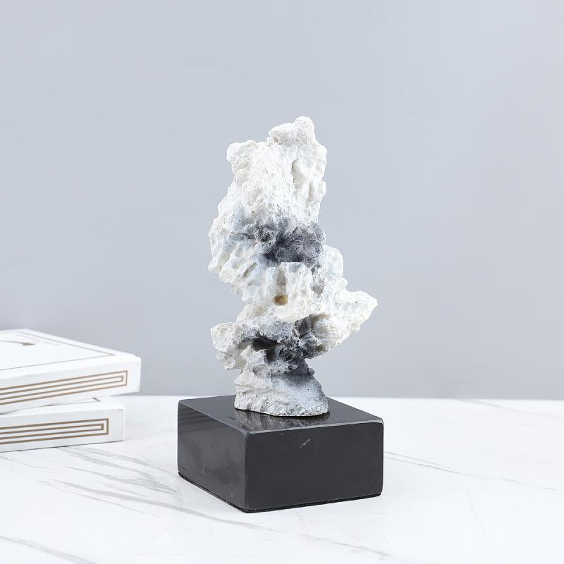 Europäische Kreative Abstrakte Harz Felslandschaft Skulptur Kunst Dekoration Wohnzimmer Schlafzimmer Arbeitszimmer Weiche Heimaccessoires