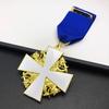 Fiński Medal Białej Róży, Medal Zagraniczny, Metalowy Medal Pamiątkowy, Broszka, Wisiorek, Kolekcjonerski Prezent, Akcesorium, Prezent na Boże Narodzenie, Drobiazgi do Skarpetki