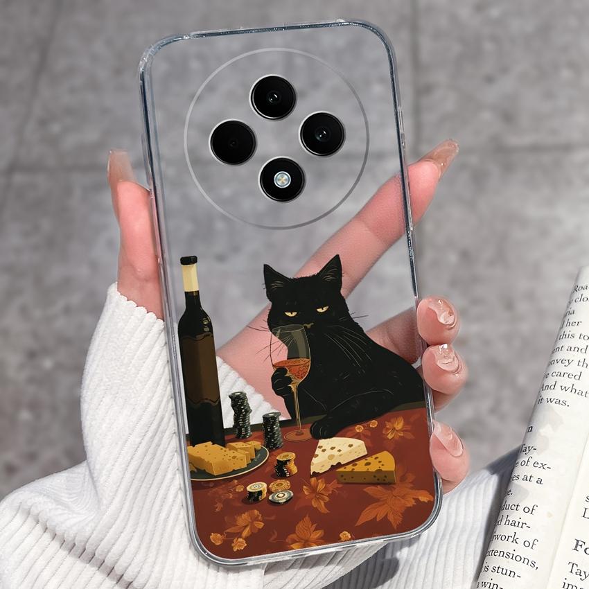 For OPPO F27 F29 F21 F19 F17 F11 Pro F15 F7X Phone Cover Cute Panda Piggy Patterns Transparent Ultra Thin TPU Premium Protection Case For OPPO Housing