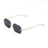 Vision Care Frameless Sunglasses Lightweight Men UV400 Eyewear Trendy Sun Glasses  Travel
