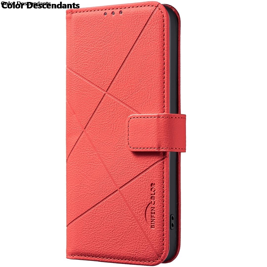 

RFID Leather Flip Case for Xiaomi Poco F7 5G 2025 Luxury Cover Magnetic Wallet Phone Shell Poco X7 Pro M7 X6 M6 F6 X5 Book Funda Poco F7 5G червоний