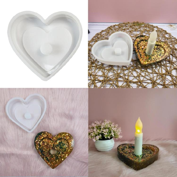Candle Base Gypsum Mould Personalized Candle Holder Mold Irregular Shape Ornament Making Mould Practical Jewelry Tool