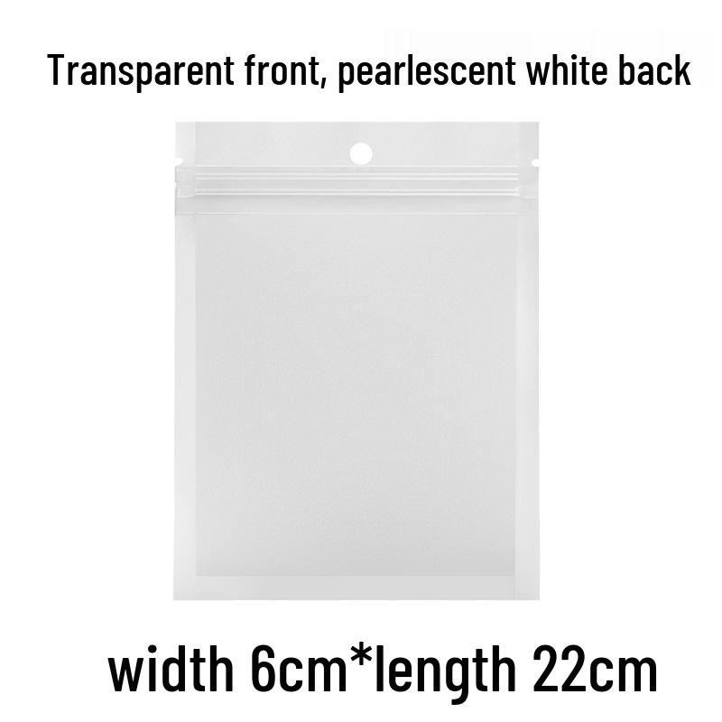 Pearlescent Yin & Yang Film Self-Sealing Bags for Jewelry Packaging