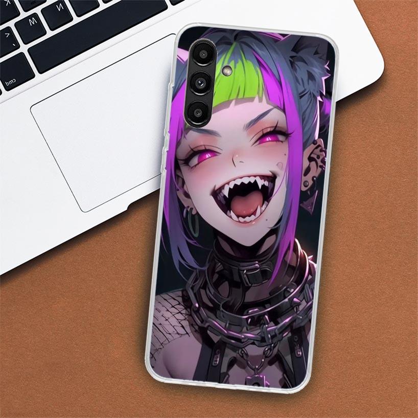 Crazy Gothic Japan Anime Girls Phone Case For Samsung Galaxy A02S A12 A22 A32 A42 A52 A72 A51 A50S A71 A41 A31 A21S A70S A40 A30
