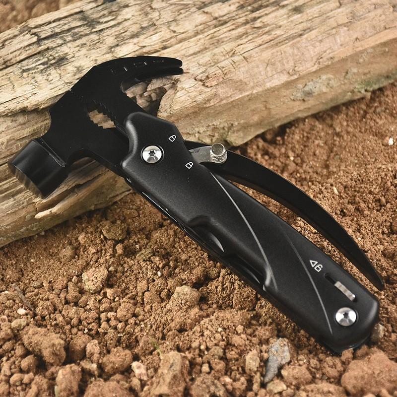 Mini Multitool Claw Hammer 12 in 1 Stainless Steel Portable EDC Camping Hiking Survival Tool Kit Emergency Outdoor Gear