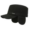 Men Letters Classic Warm Flat Cap Winter Ear Protection Thickened Travel Outdoor