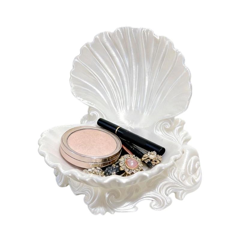 Artistic Waved Designs Jewelry Holder Bowl Decorative Storage Tray Ideal For Storing Makeup And Tiny Items