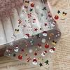 Cute Christmas Snowman Christmas Tree Santa Claus Nail Stickers Kawaii Art Stickers Diy New Year Accessories Manicure Decals