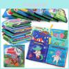 Baby Sensory Enlightenment English Cloth Book With Sound Paper Tear-resistant And Washable Early Childhood Educational Toy
