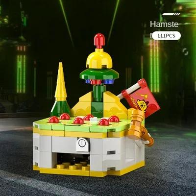 

Fashion Video Play Piano Drum Set Shot Counter Assembly Model Kids Assembled Construction Blocks Plaything Gifts Fitting With