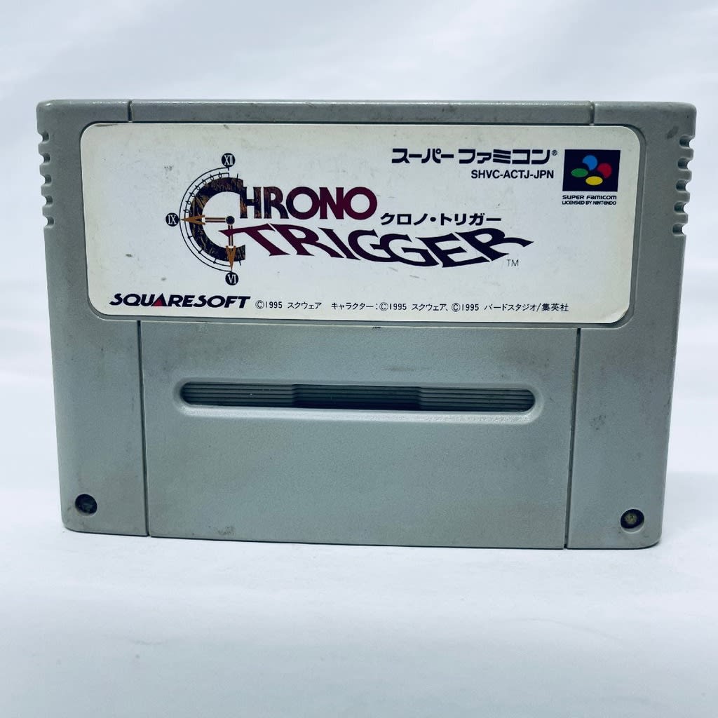 Used Chrono Trigger SFC SNES Super Famicom SHVC-ACTJ tested working Nintendo RPG Square NTSC-J Super Nintendo Cartridge