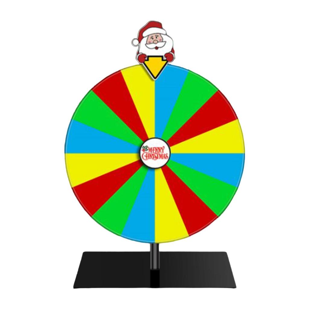 Rotating Wheel, Tabletop Roulette Wheel with Base Stand, Drinking Game Tabletop Rotating Wheel for Classroom Restaurant