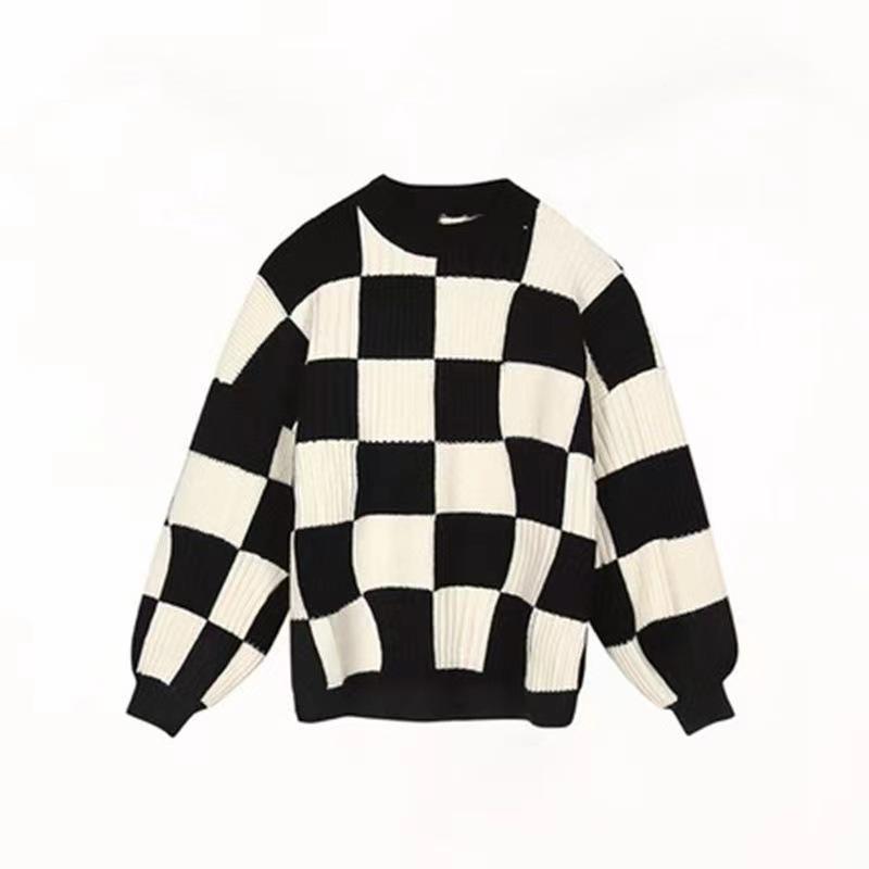 Pulovere tricotate de toamnă pentru femei Pulover largi la modă caldă Pulovere cu mânecă lungă cu gâtul O Ocazional pulover supradimensionat