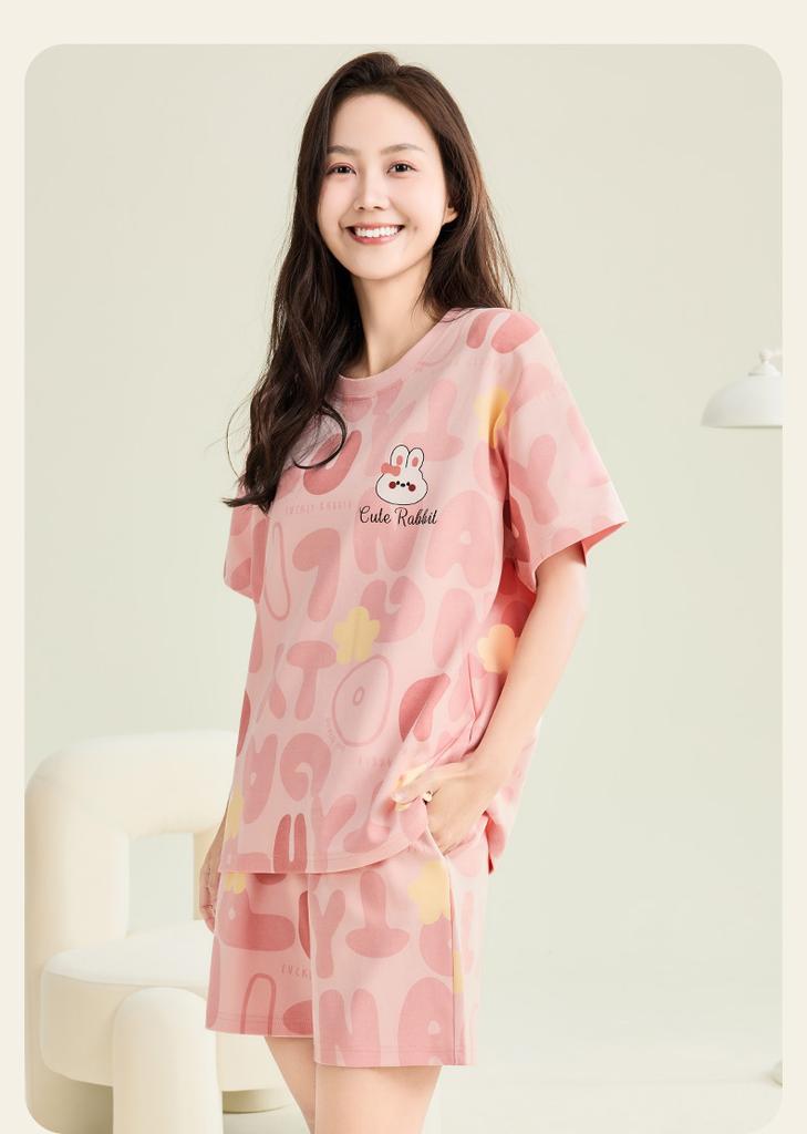 Fenteng Cotton Cartoon Pajama Set