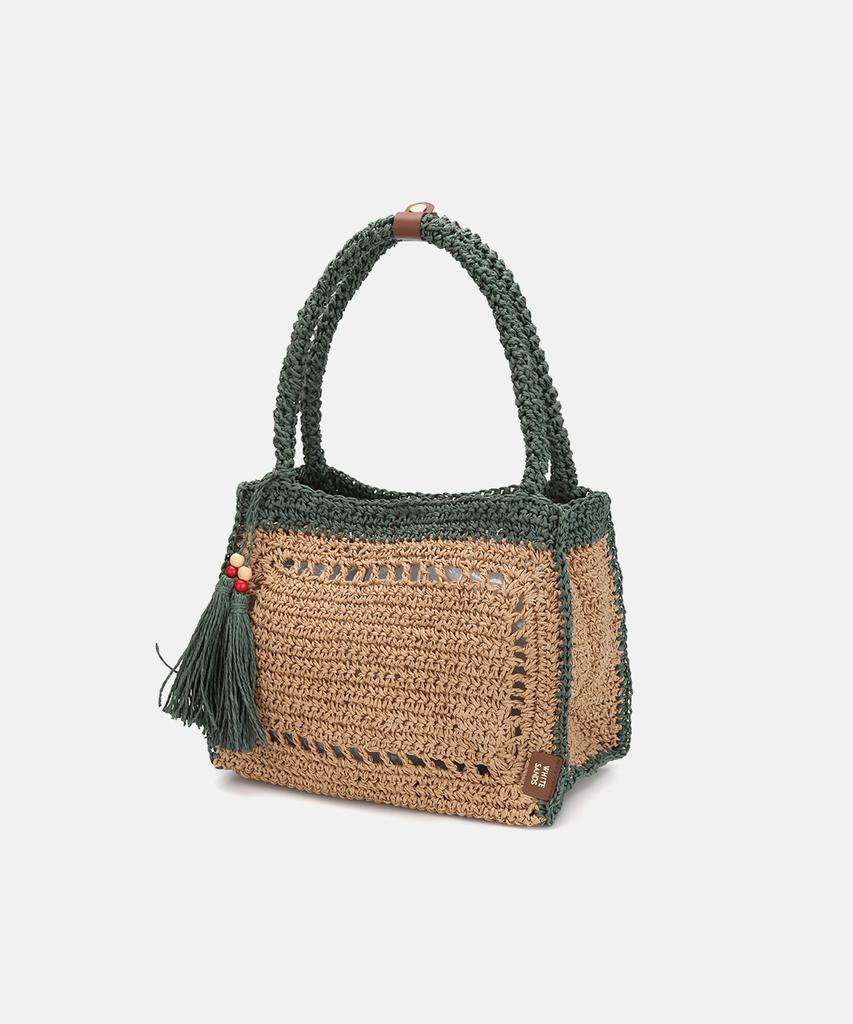 White Sands Tassel Crochet Tote Bag Tressa (4 Colors)