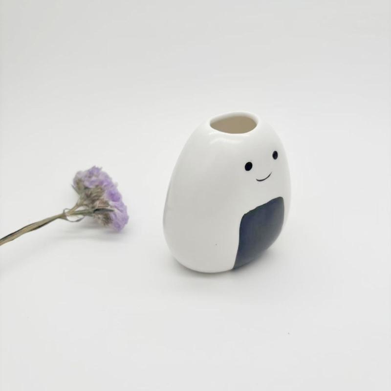 Ceramic Buds Vases Small Rustics Flower Vases Diffuser Bottle Farmhouses Vases for Buds Hydroponics Plant Centerpieces
