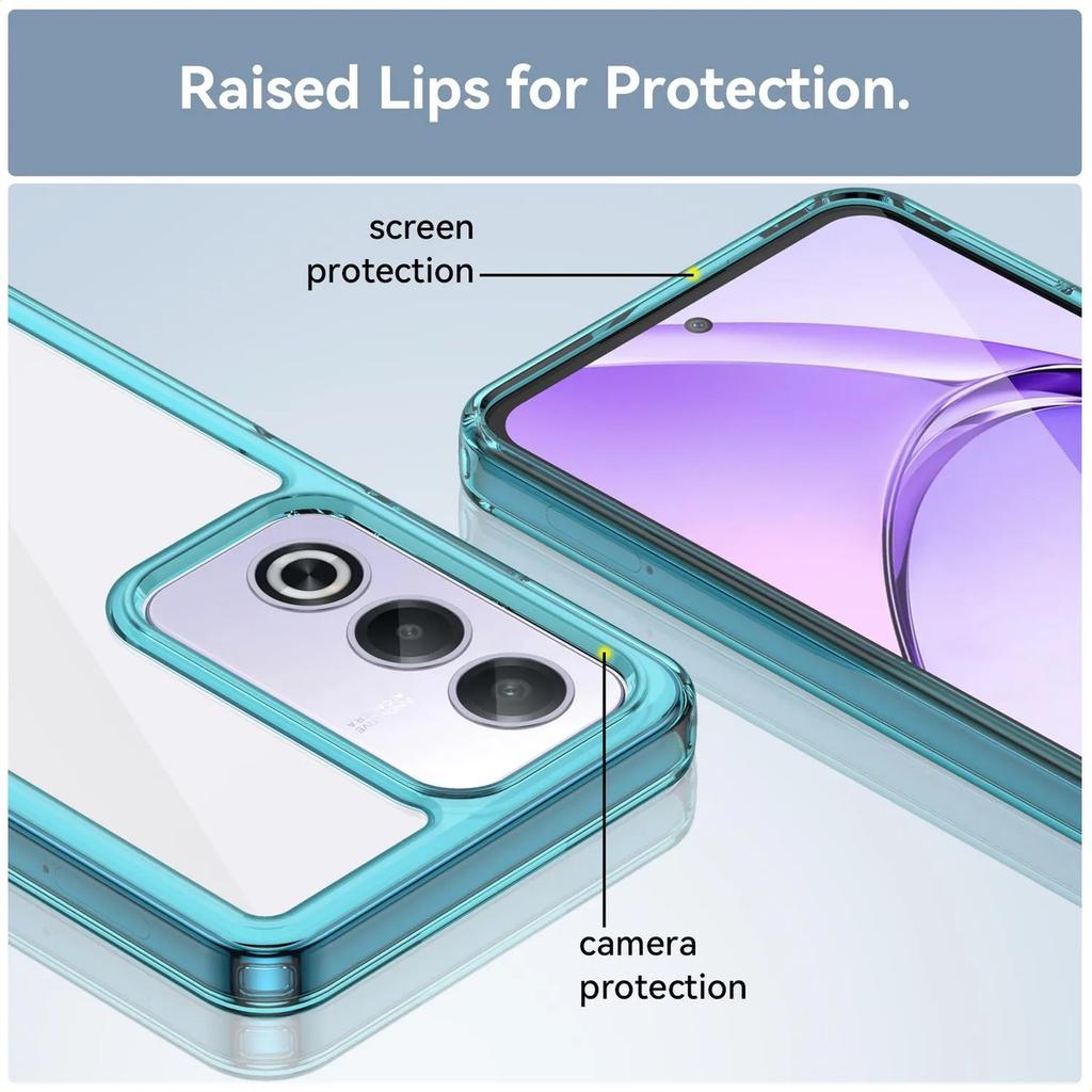 Phone Case For Oppo K12x 5g,Clear Transparent Phone Case Cover For Oppo K12x 5g