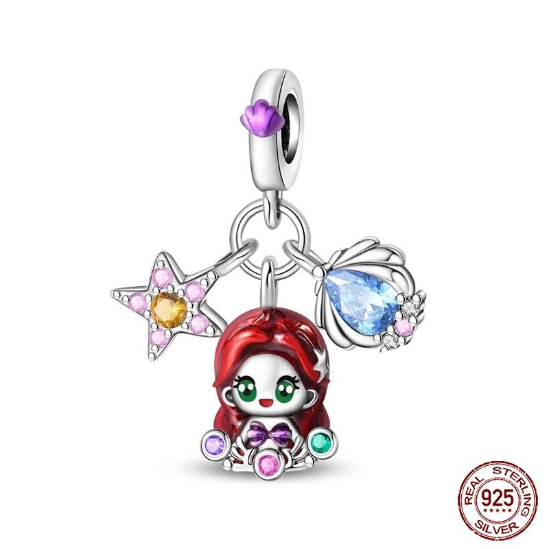 New Copper Cactus Flower Bird Bear Pony Bag Charms Beads Fit Charms Brand Original Bracelet Diy Fine Jewelry Gift