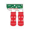 Christmas Dog Socks Non Slip Soft Dog Socks Thickening Knitted Socks for Small Medium Large Dogs Christmas Celebration keep warm
