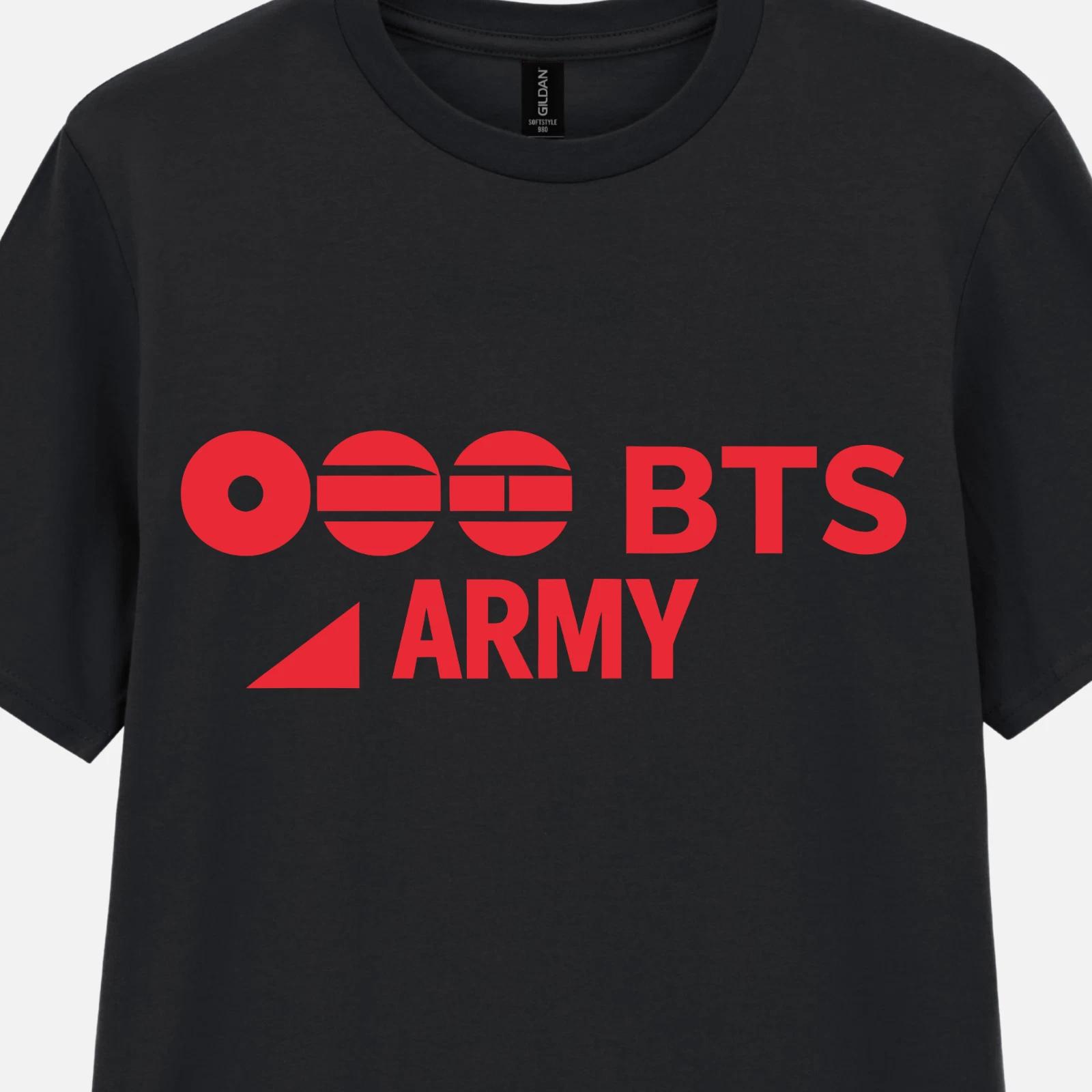BTS ARMY T-Shirt KPOP Band Graphic Tee BTS ARMY Graphic Top Teen Adult S-2XL S