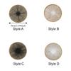 4PCS Bohemia Round  Burlap Macrame Placemats Ray Pattern Dinnerware Mat Jute Tableware Mat  Hotel