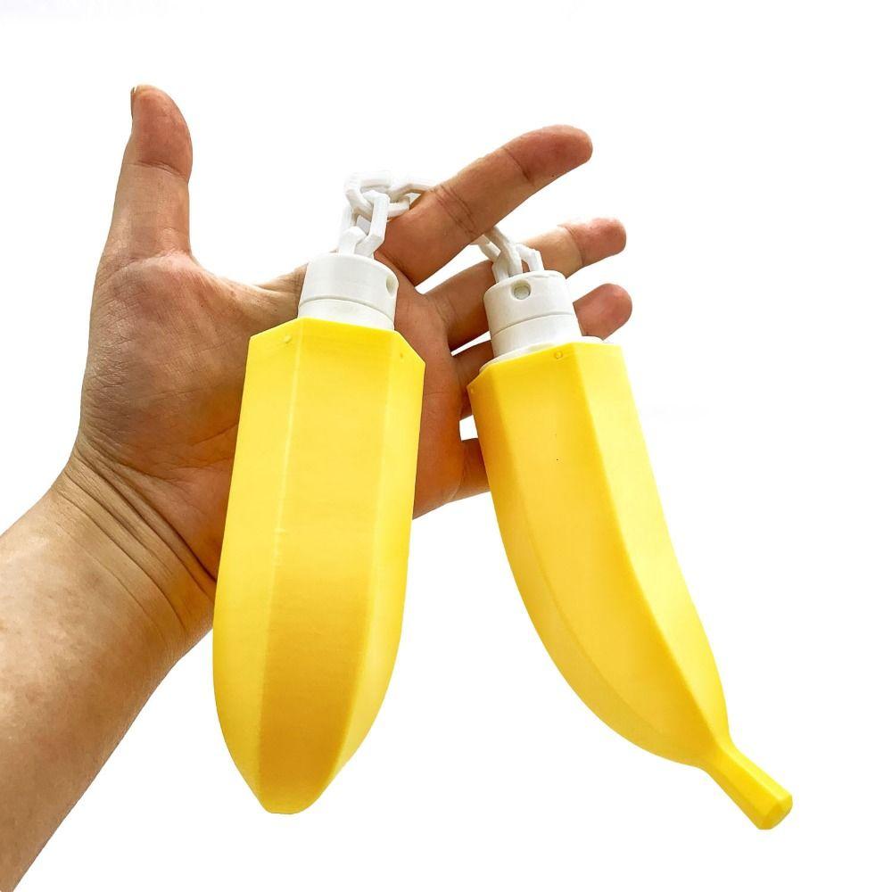 Creative Thumb Chucks Toys Simulation Fruit Banana Folding Toy Banana Nunchucks Toy  Party Costume